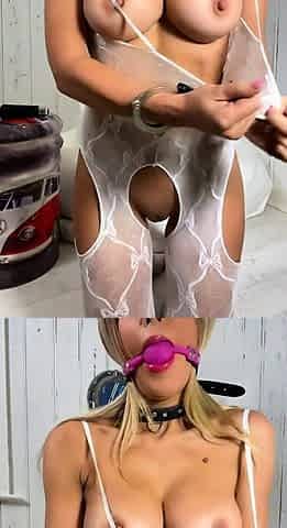 Urine fetish babe masturbates in her pee