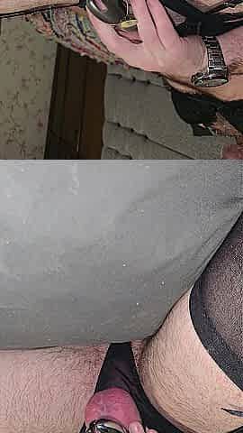 4k Sex doll screwing and cumming clothed in underware wiping up cum with indecent pants