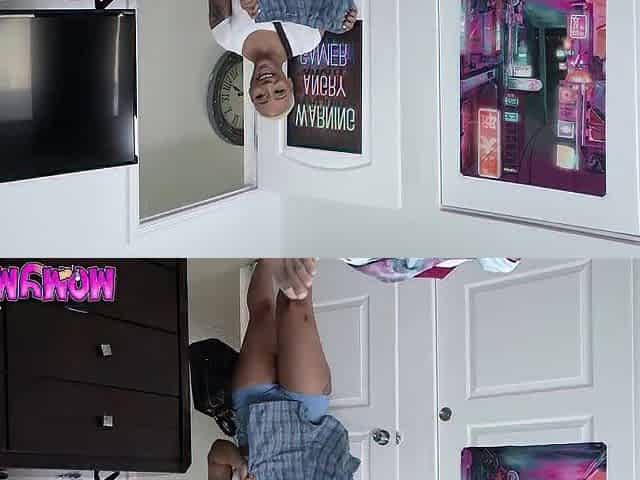 Stepmom Brings Her Large Butt For My Cum