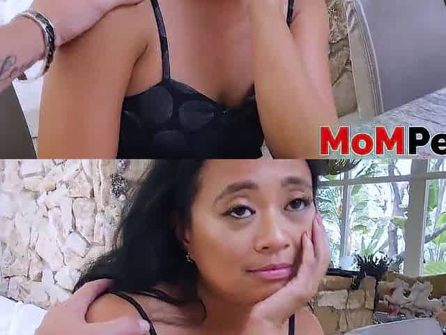 Oriental mamma screws her stepson in POV