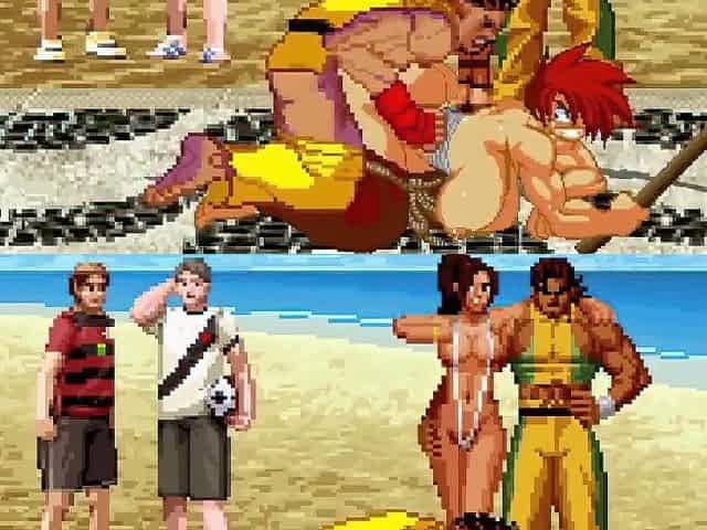 banging on the beach