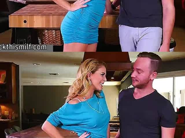 Horny Cougar Pounces on Her Friend's Son!