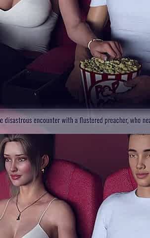 Awam 2 Extend Scenes Edition: Too Horny for the Movie - Sophia Lets Dylan Finger Her Wet Pussy in the Dark