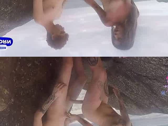 Curitiba duo exposes on Floripa beach - hot hardcore porn!