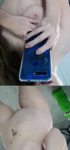 Brunette Solo Webcam Masturbation