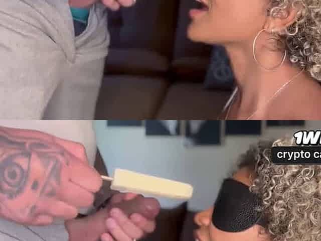 I tricked my best mate in the taste guessing game. I made her suck my pipe until milk came out