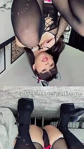 Japanese teen hello mikity toyed and facialized