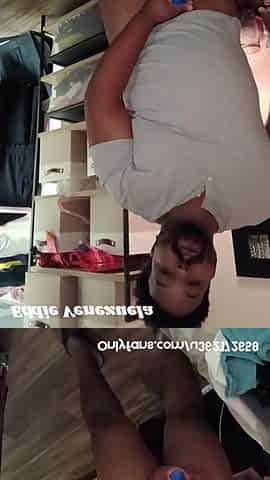 Thick Ebony Dad Does the Laundry in Undies!