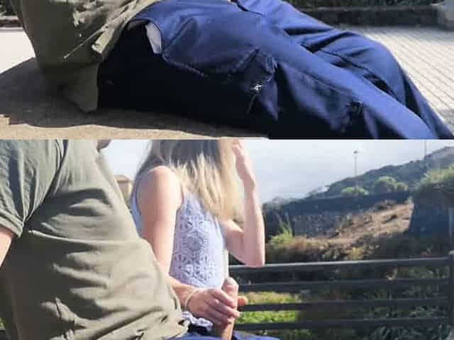 Risky Public Blowjob with a Huge Cumshot in Czech Republic