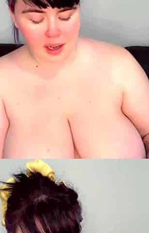 BBW with big boobs on webcam 3 gives ca