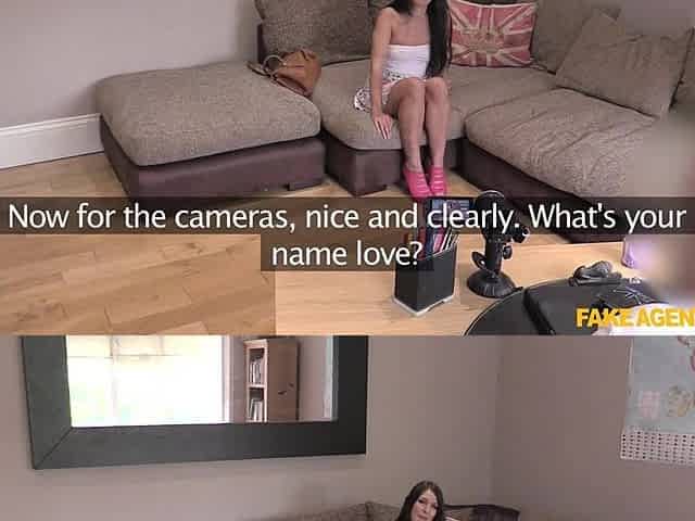 British Escort Take a BIGGEST FACIAL - Fake Agent UK