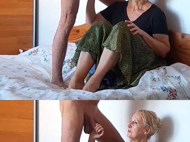 Beautiful Blonde Amateur Wife Selena Enjoys Oral Sex