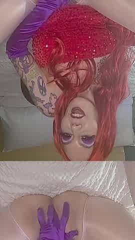 Jessica rabbit fingering snatch with gloves