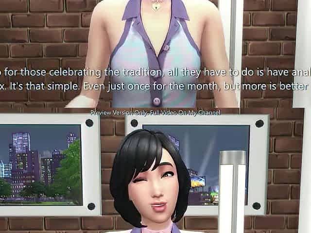 Girlfriend Asks Her Boyfriend To Bang Her Butt - sims 4 - CG Comics