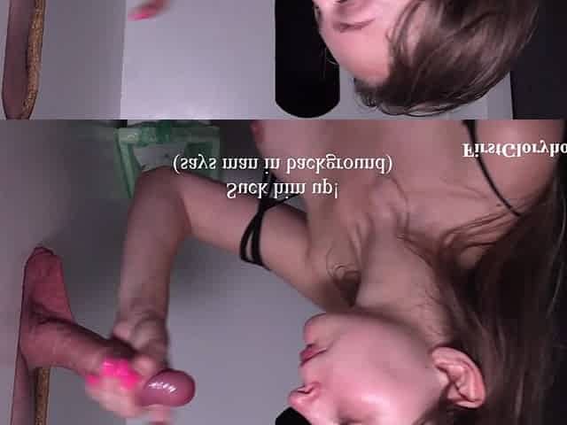 Bts - Gagging and Deepthroat at Gloryhole