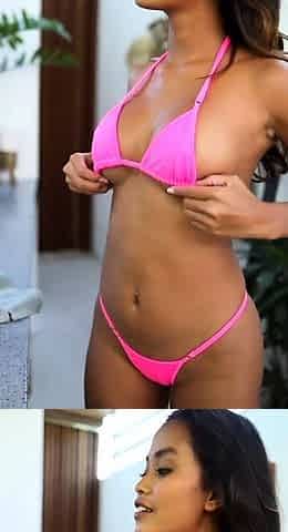 Brunette babe chelsea french solo masturbation