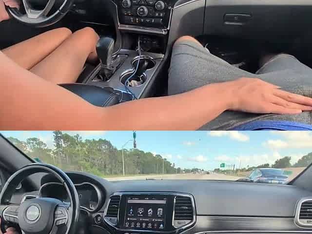 rubbing his knob in his shorts in public