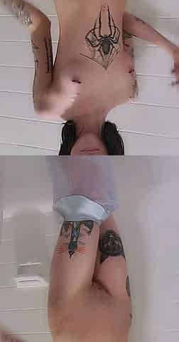 Real amateur teen plays with toys as she masturbates