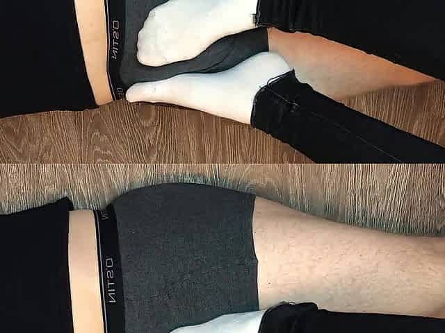 teen white socks socksjob underpants, socks footjob foot fetish feet