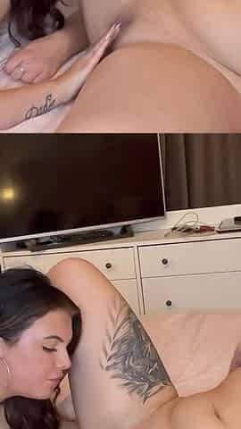 Saucy Lesbian Brunette Fun