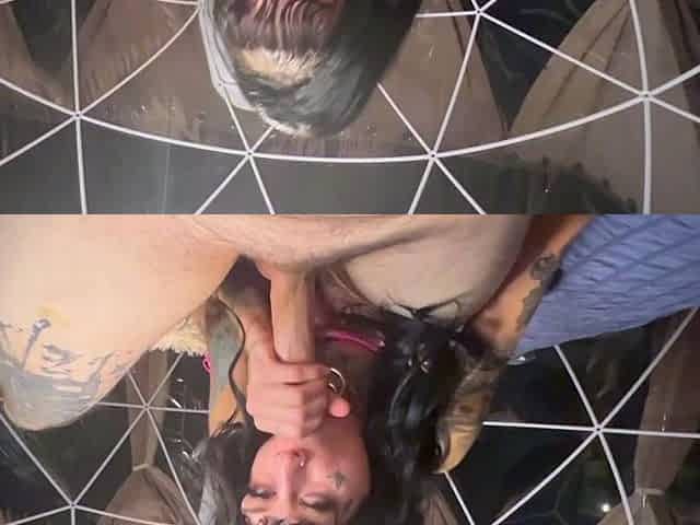 Brunette slut pov blowjob in close up HD
