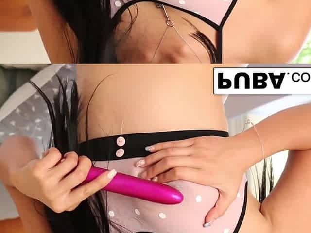 Marica's moist Asian meat hole is dripping with pussy juices.