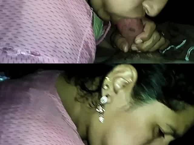 An amateur MILF blowjob followed by hot fucking