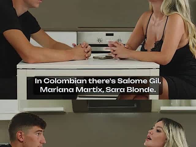 Blond breasty mother i'd like to fuck Tatiana Alvarez enjoys a hard youthful ramrod