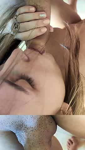 amateur teen girlfriend gives a nice handjob