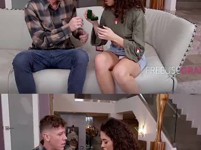 Step Sister Roleplays As My Girlfriend To Practice Proposing