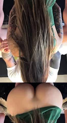 POVLife Sexy brunette Katie King POV blowjob sex