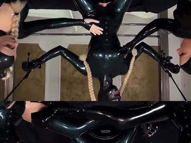 Wild blonde babes brings toys to the threesome