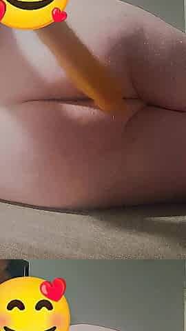 Solo Anal play with a 13inch Vibrator from Amazon