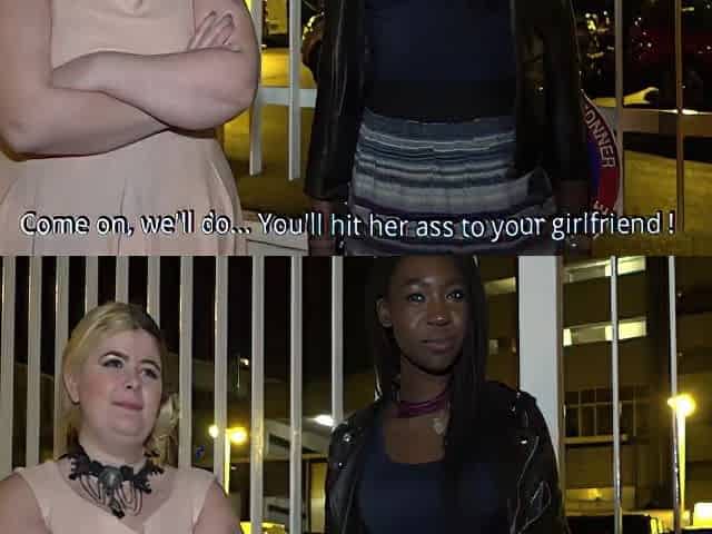 Hardcore Anal Orgy For Black Chick Awa And Her Submissive Chubby Charline 15 Min