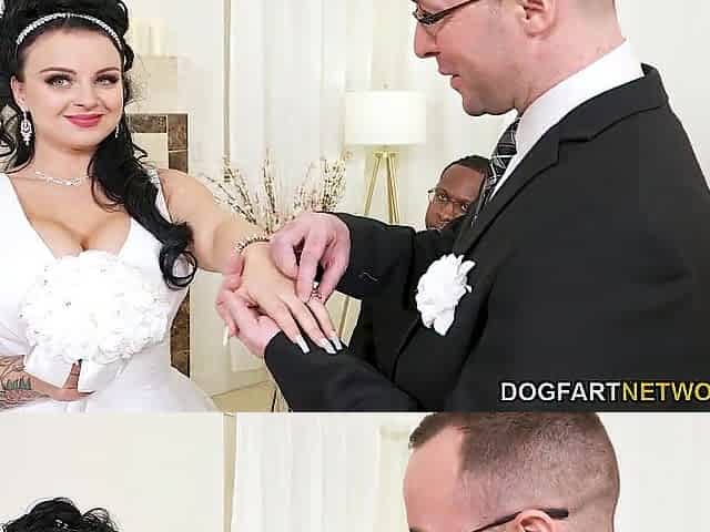 Payton Preslee's Wedding Turns Coarse Interracial Three-some