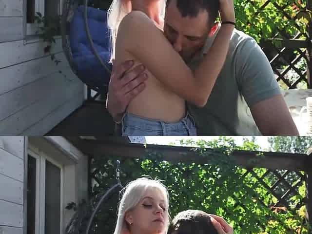 Old Man Surprises Couple Having Anal Sex - Katherine Fox