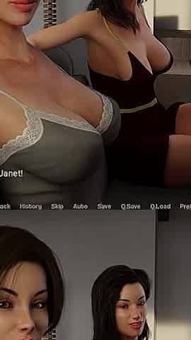 MILF Cheating Threesome - Away From Home #19 - Adult Sex Game Walkthrough