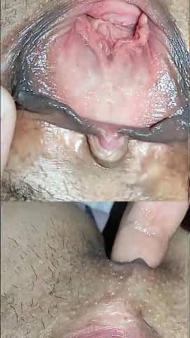 Pov glamorous vagina and butt gap