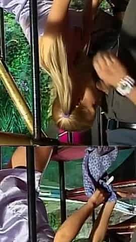 Sexy Young Blonde with Big Tits and Perfect Body Getting Her Pussy Rocked Doggy Style by Big Hard and Long Cock