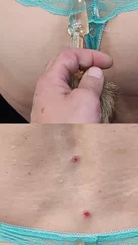 Double Penetration with Anal Tail and Dick in Pussy