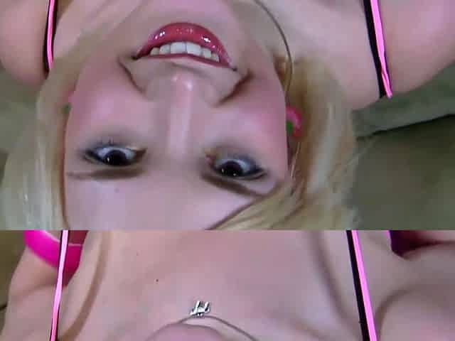 Blonde Darl Blissful Titty Fucking