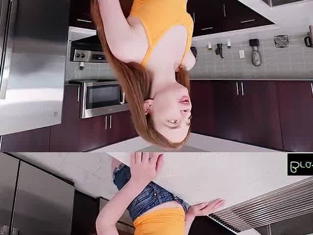 "Cover Me Stepbro I Crave U To Drain Each Drop On My Face" Tiny Redhead Marina Vaylor
