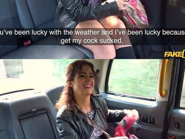 Wild Spanish Charm Bounces in Steamy Cab