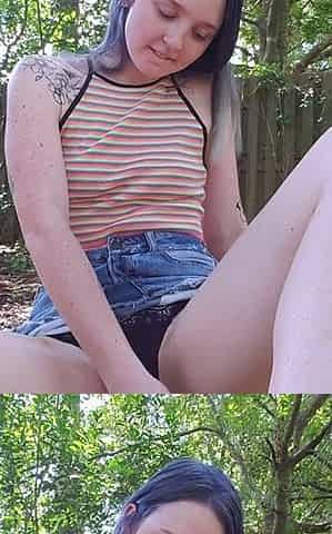 Exchibition amateur teen outdoor bl