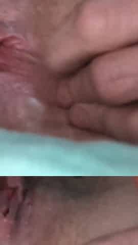 Fingering Ass MILF GILF Solo