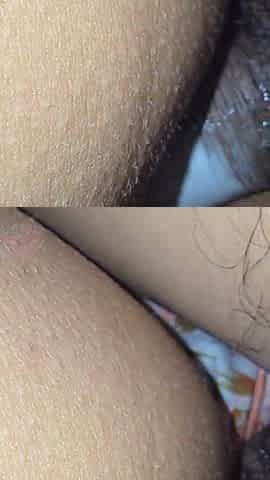 Bushy cholita is filled with sperm in her butt, this babe asks me to keep pouring my milk into her rear end