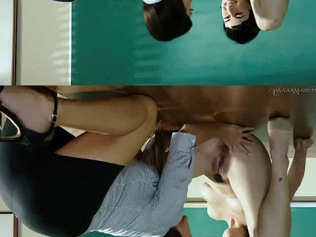 Teacher And Substitute Lessons In Lesbian Anal Sex