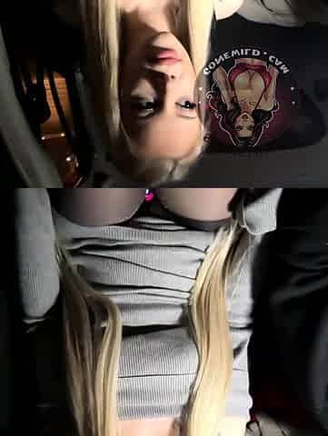Blonde Bombshells Car Masturbation Bump Seat Bliss