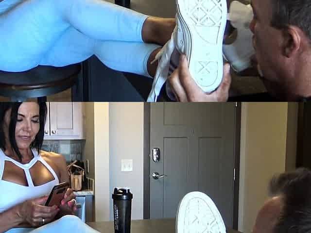 Beautiful Brunette Foot Fetish