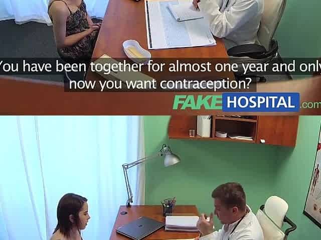 FakeHospital. Breasty gal needs doctor to keep a secret